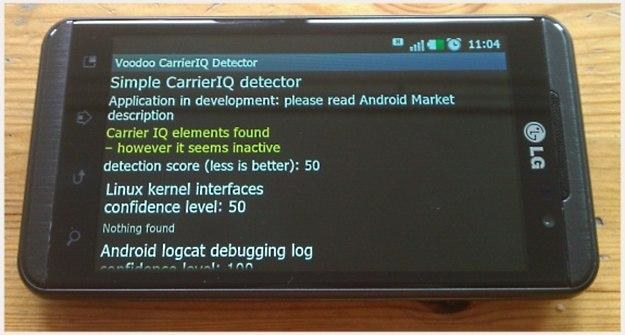 Aplikacja Voodoo Carrier IQ detector wykrywa narzędzia, które szpiegują nasz telefon /gizmodo.pl