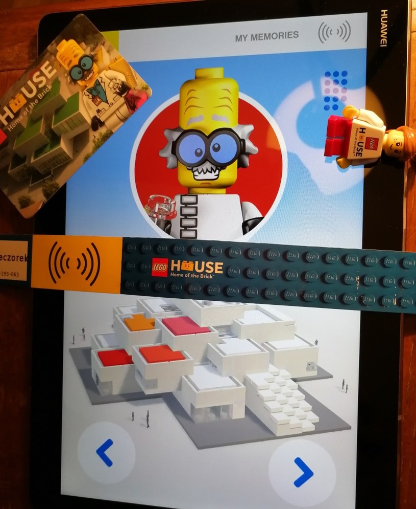 Aplikacja, w której zapisane są nasze filmy i zdjęcia z LEGO House /Adam Wieczorek /INTERIA.PL