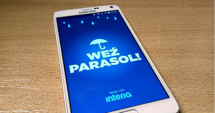 Aplikacja Weź parasol /INTERIA.PL