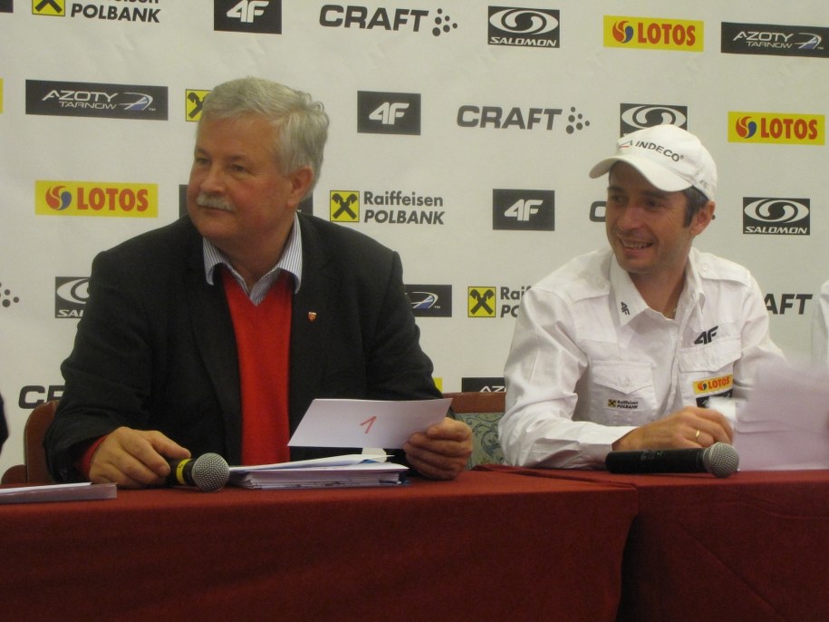 Apoloniusz Tajner i Łukasz Kruczek /Marcin Buczek /RMF FM