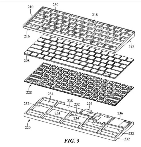 Apple opisuje komputer stacjonarny w postaci klawiatury. /uspto.gov /materiał zewnętrzny