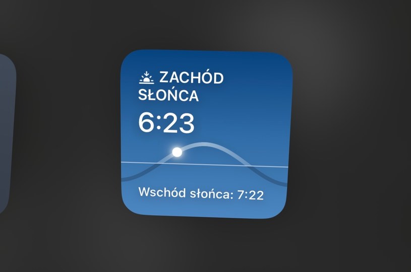 Apple w iOS 17.2 dodało nowe widżety Pogody /Dawid Długosz /INTERIA.PL