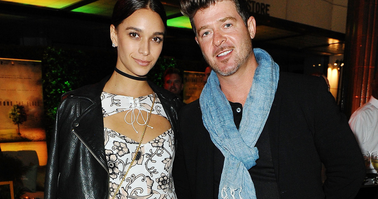 April Love Geary Robin Thicke /Jerod Harris /Getty Images