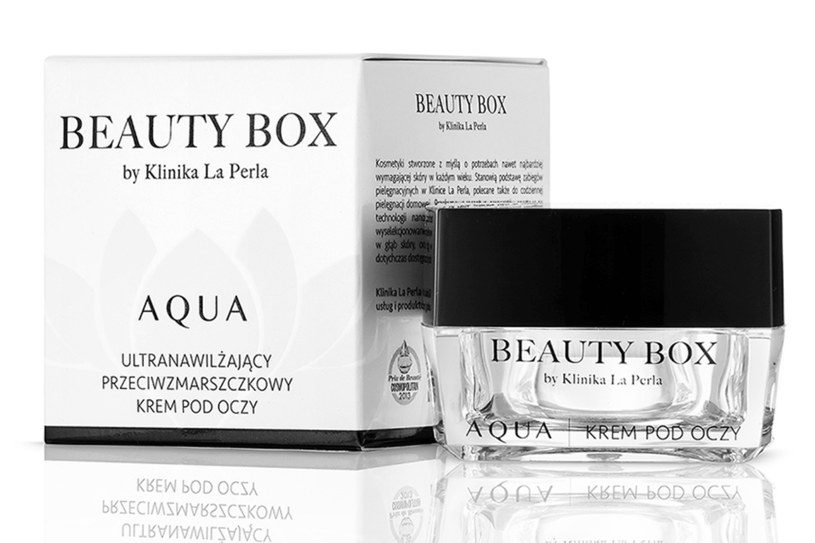 AQUA - Krem pod oczy od Beauty Box by Klinika La Perla /materiały prasowe