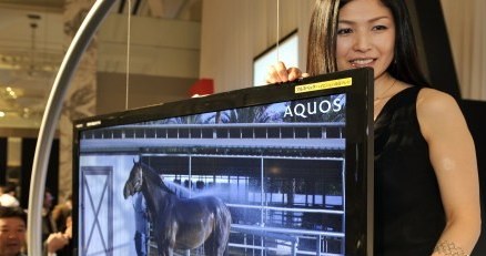 Aquos X-series - najcieńsze telewizory LCD świata. /AFP