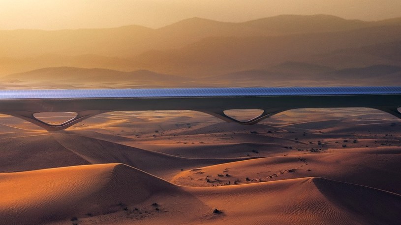 Arabia Saudyjska rusza z budową toru kolei Hyperloop o długości 35 kilometrów /Geekweek