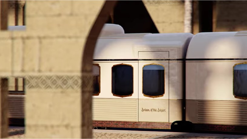 Arabia Saudyjska uruchamia luksusowy pociąg "Dream of the Desert" /Arsenale Group /YouTube