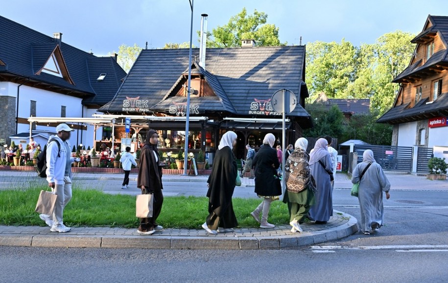 Arabscy turyści w Zakopanem /Fot. Pawel Murzyn /East News