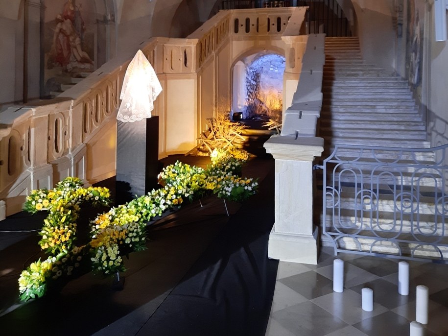 Aranżacja Grobu Pańskiego 2022 /Marek Wiosło /RMF24