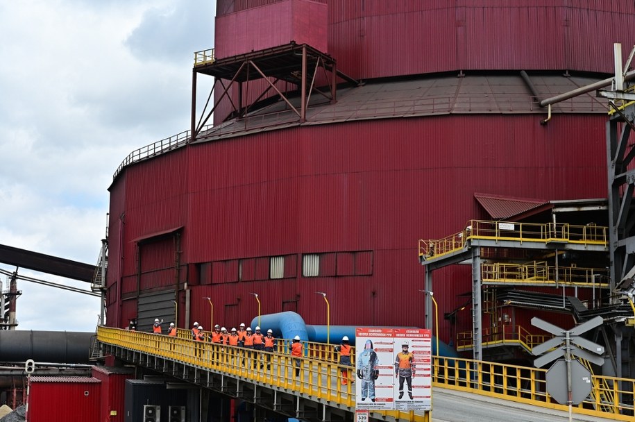 ArcelorMittal Poland, oddział w Dąbrowie Górniczej. /Art Service /PAP