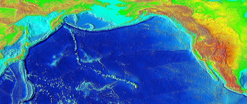 Archipelag wysp na Oceanie Spokojnym /National Geophysical Data Center/USGS /domena publiczna