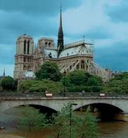 Architektura gotycka, katedra Notre-Dame, Paryż /Encyklopedia Internautica