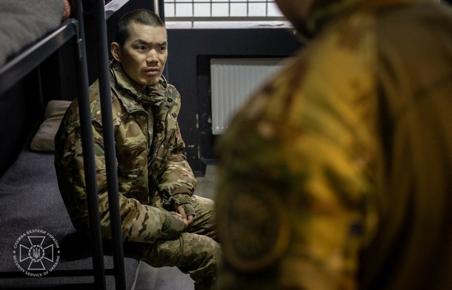 Archiwalne zdjęcie przedstawiające chińskiego najemnika pojmanego przez siły ukraińskie /AFP PHOTO/UKRAINIAN SECURITY SERVICE /East News