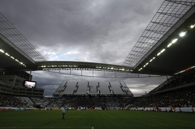 Arena Corinthians - na tym stadionie zostanie rozegrany mecz otwarcia MŚ 2014 /Sebastiăo Moreira /PAP/EPA