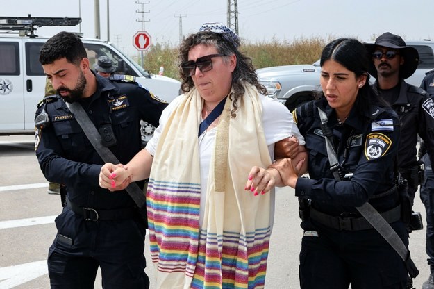 Aresztowania aktywistów przez izraelską policję / JACK GUEZ/AFP  /East News
