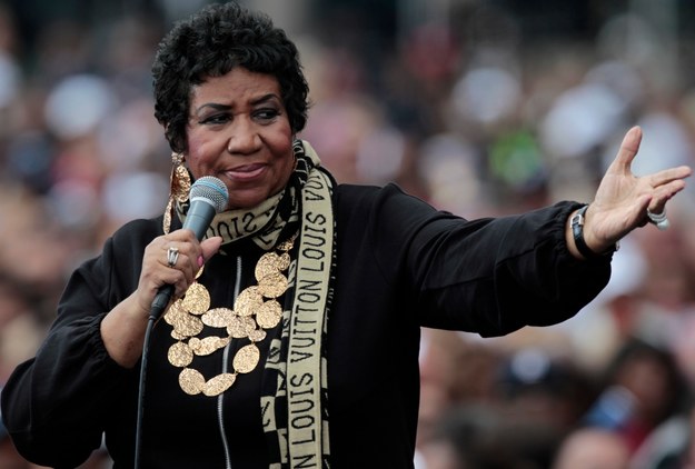 Aretha Franklin na zdj. z 2011 roku /JEFF KOWALSKY  /PAP/EPA