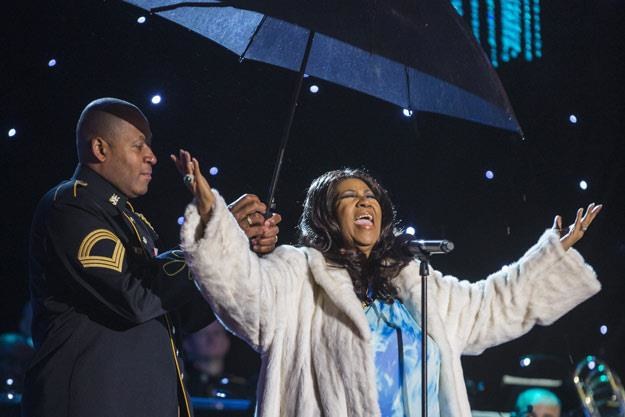 Aretha Franklin wciąż zachwyca swoim głosem (fot. Pool) /Getty Images/Flash Press Media