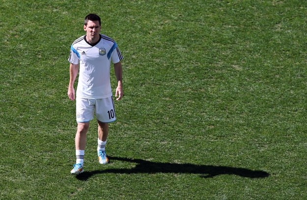 Argentyńska gwiazda piłki: Lionel Messi /Ballesteros    /PAP/EPA