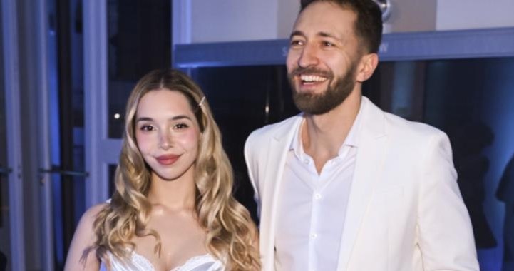 Aria Martelle i Dariusz Wieteska na gali TikTok Awards 2024. /Jacek Kurnikowski /AKPA