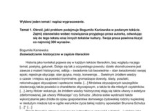 Arkusze CKE: Matura z języka polskiego, poziom rozszerzony 