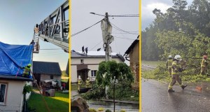 Armagedon pogodowy na południu Polski. Strażacy walczą ze skutkami burz