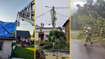 Armagedon pogodowy na południu Polski. Strażacy walczą ze skutkami burz