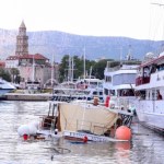 Armagedon w Chorwacji: Wiatr porywał motocykle, prom staranował statek 