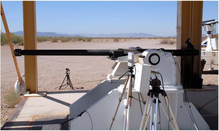 Armata kalibru 50 mm wykorzystywana podczas testów system EAPS ARDEC. Fot. ARDEC /Defence24