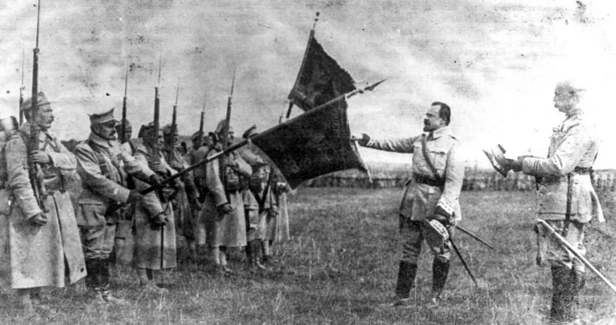 Armia polska we Francji - objęcie dowódctwa przez generała Józefa Hallera /Z archiwum Narodowego Archiwum Cyfrowego