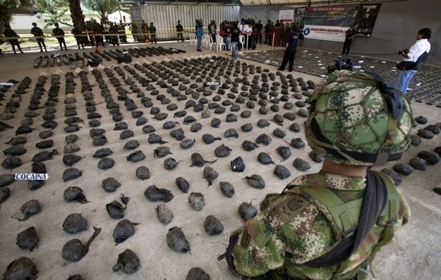 Armia przejęła narkotyki warte ok. 20 mln dolarów /Juan Manuel Barrero Bueno /PAP/EPA