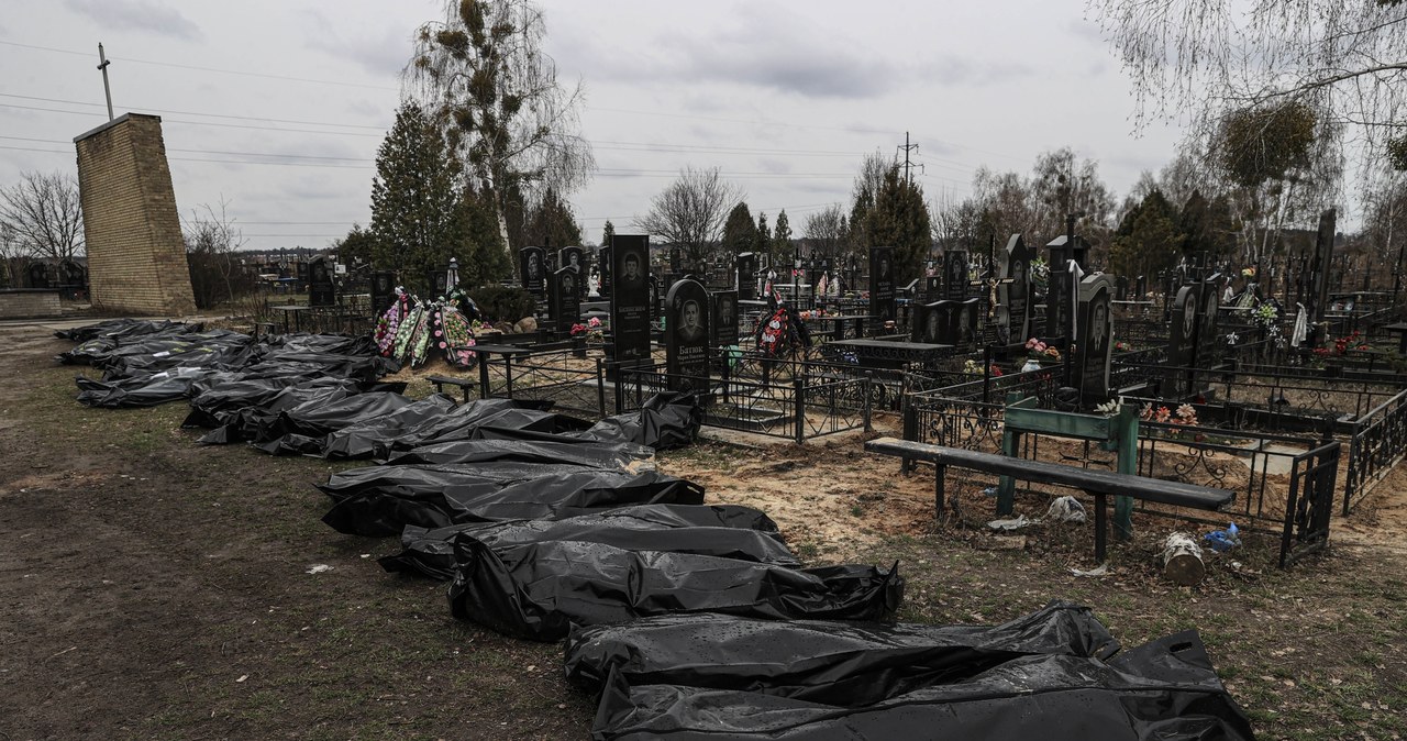 Armia rosyjska zabiła wielu mieszkańców Buczy /Metin Aktas/Anadolu Agency  /Getty Images