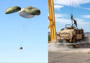 Armia USA testuje poduszki powietrzne chroniące ładunek podczas zrzutów spadochronowych