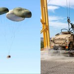 Armia USA testuje poduszki powietrzne chroniące ładunek podczas zrzutów spadochronowych