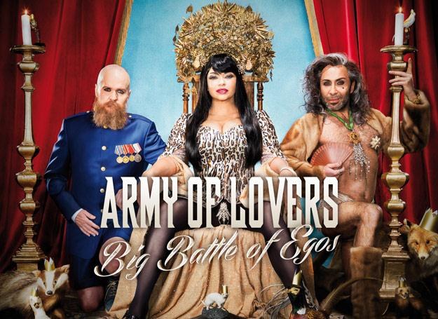 Army of Lovers na okładce płyty "Big Battle Of Egos" /