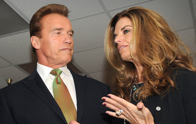 Arnold Schwarzenegger i jego żona Maria Shriver &nbsp; /AFP