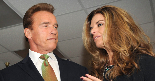 Arnold Schwarzenegger i jego żona Maria Shriver &nbsp; /AFP