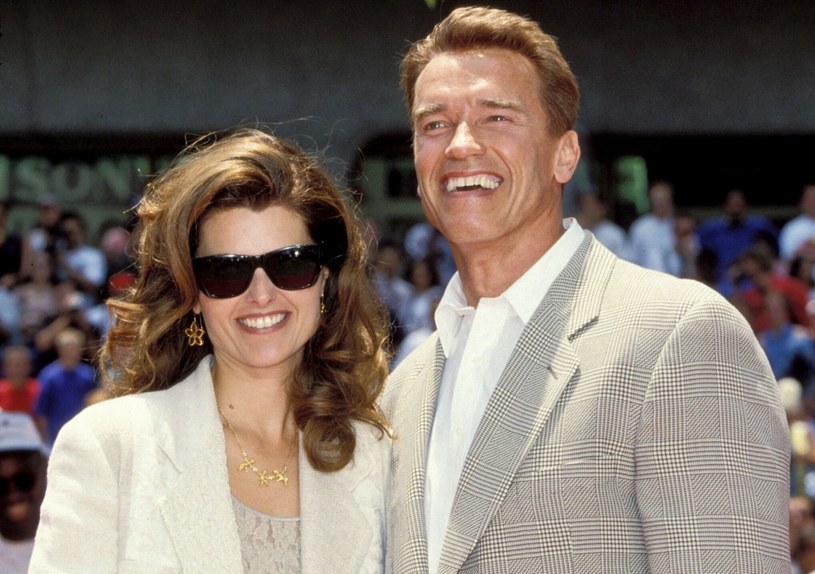 Arnold Schwarzenegger i Maria Shriver, 1994 r. /J. Redmond/WireImage /Getty Images