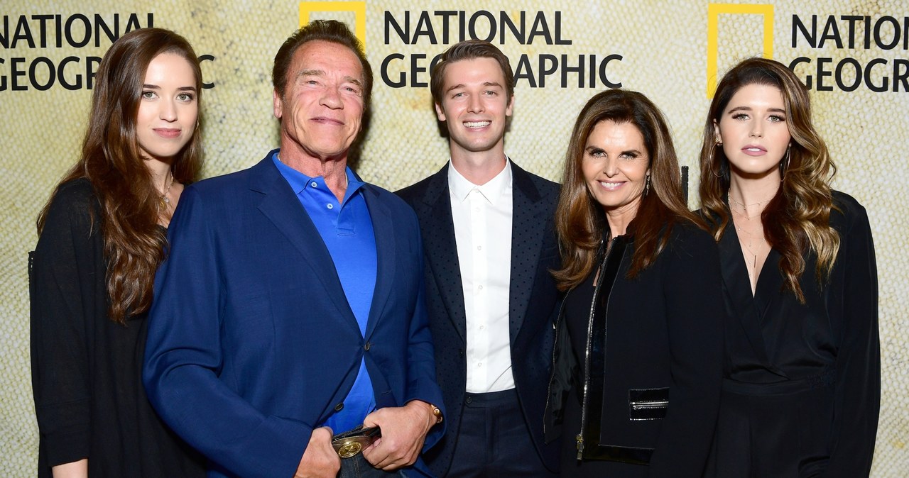 Arnold Schwarzenegger i Maria Shriver z dziećmi /Emma McIntyre /Getty Images