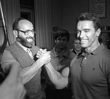 ​Arnold Schwarzenegger uhonorował mistrza olimpijskiego Jurija Własowa