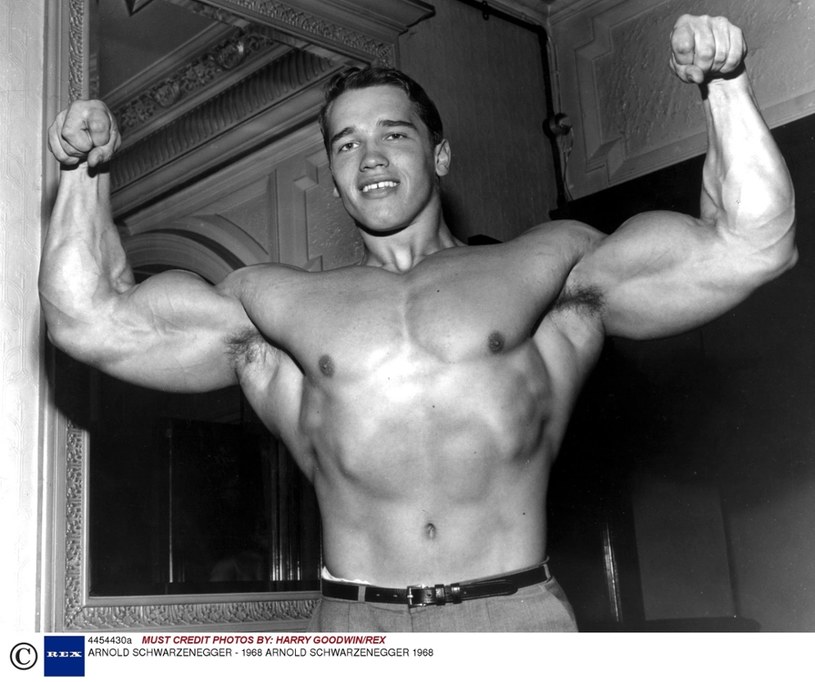 Arnold Schwarzenegger w 1968 roku /HARRY GOODWIN/REX /East News