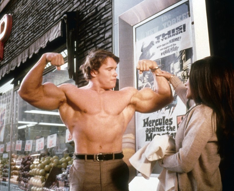 Arnold Schwarzenegger w filmie "Herkules w Nowym Jorku" /Michael Ochs Archives /Getty Images