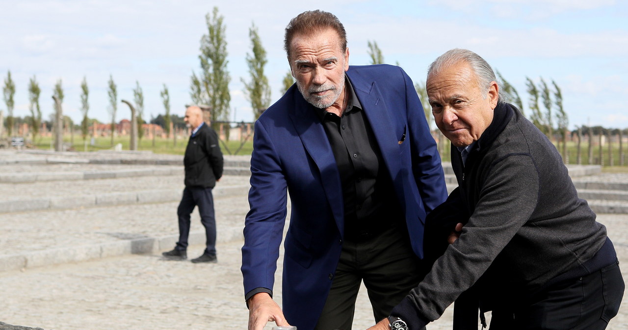 Arnold Schwarzenegger zwiedził Miejsce Pamięci Auschwitz