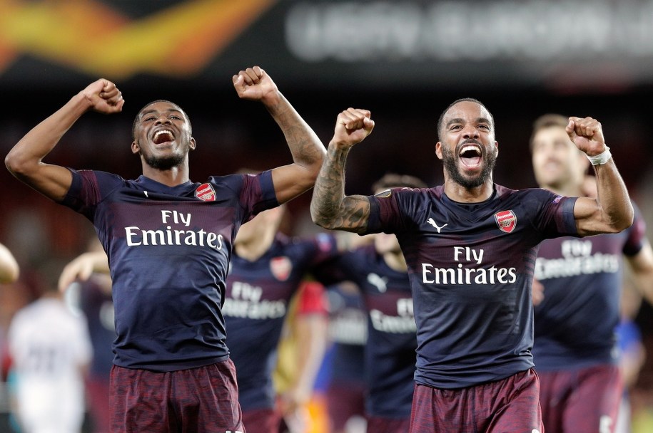 Arsenal Londyn finalistą Ligi Europy /Kai Foersterling /PAP/EPA