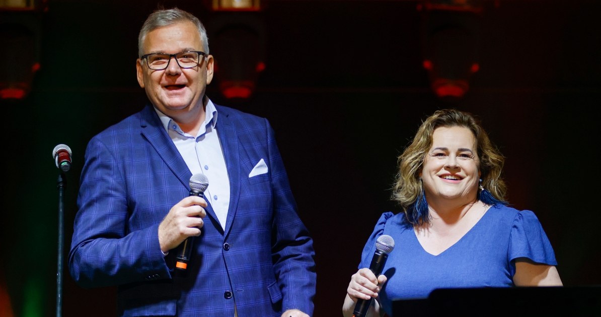 Artur Andrus i Joanna Kołaczkowska w 2023 roku /Telus /AKPA