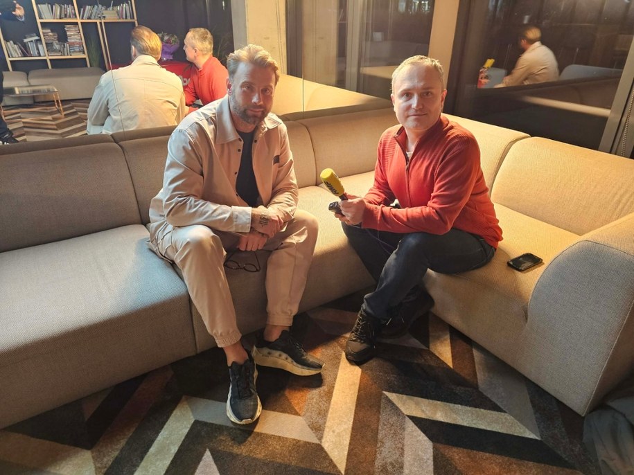 Artur Boruc i dziennikarz RMF FM Patryk Serwański /RMF FM