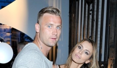 Artur Boruc i Sara Mannei na imprezie