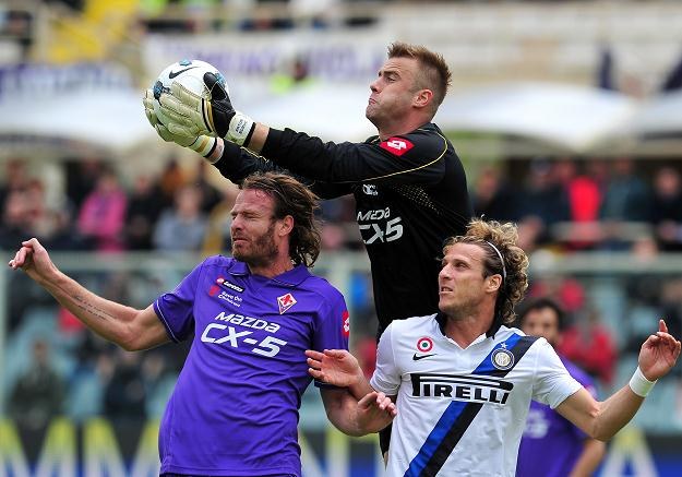 Artur Boruc zachował czyste konto w meczu z Interem Mediolan /AFP