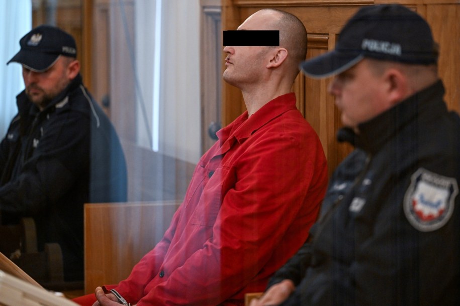Artur R. na sali Sądu Okręgowego w Rzeszowie /Darek Delmanowicz /PAP