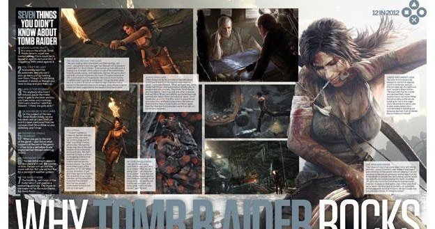 Artykuł na temat nowej odsłony serii Tomb Raider w "Play Magazine" /Informacja prasowa