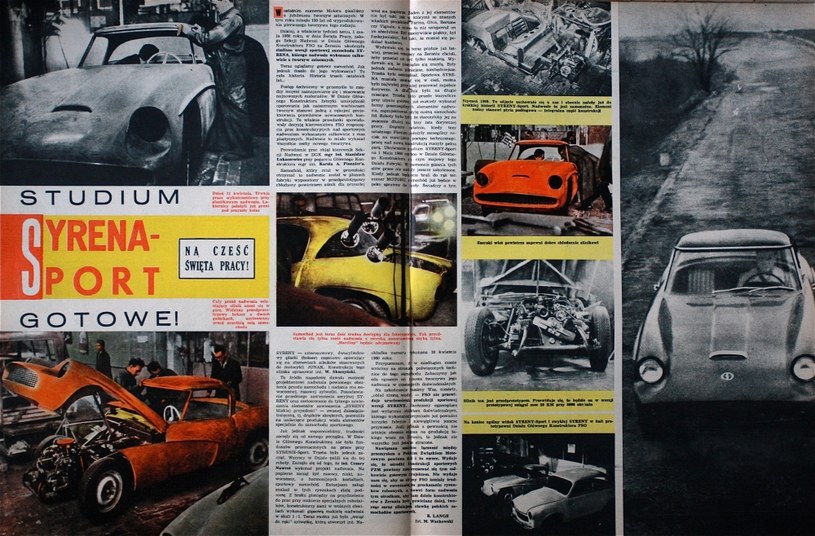 Artykuł poświęcony Syrenie Sport w "Motorze" z 8 maja 1960 r. /Motor